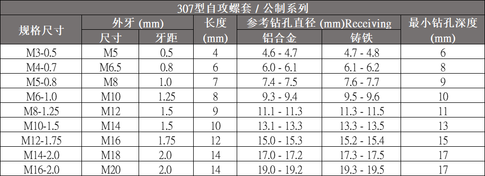 307公製（zhì）